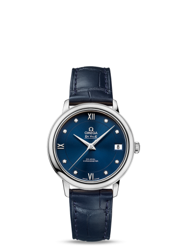 Omega De Ville Prestige Co-Axial 32.7 Stainless Steel / Blue